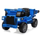 12v 4wd Kids Ride On Dump Truck Remote Dump Bed Shovel 2 Speed Outdoor Toy