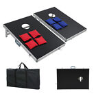 Cornhole Bean Bag Toss Game Aluminum Frame Design Outdoor 8 Bags Toss Game Set