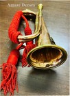 Copper   Brass Bugle With Silk Rope Tassel Australian Military Forces Batch 12 