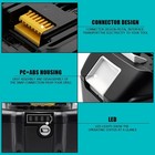 2packs For Makita 18v 6 0ah Lithium-ion Battery Cordless Tool With Led Indicator