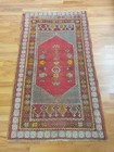 3x5 Antique Prayer Rug  1850s Anatolian Rug  Kitchen Decor Rug  Free Ship Rug Cx