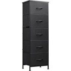 5 Drawer Tall Storage Dresser Slim Multiuse Furniture Bedroom Living Room Office