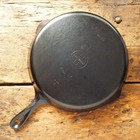 Vintage Griswold Cast Iron Skillet Frying Pan   10 Small Block Logo - Ironspoon