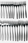 Stainless Steel Dinner Fork Classic Style Etched Floral Handle -7 5   24 Units 