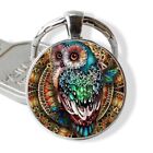 Fashion Keychain Beautiful Owl Metal Pendant Key Ring Car Keychain Gift New