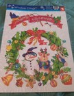 Christmas Window Clings Set Of 5 Never Used 2006 Snowman Santa Decals  3