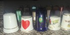 Vtg Thimble Lot Of 80 Porcelain Metal Ceramic Pewter Bone China Nice Lot