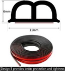 33ft Universal Seal Strip  Universal Self Adhesive Rubber Weather D Size  33ft