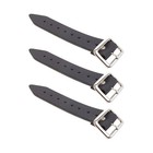 Kilt Emporium Genuine Leather Kilt Extension Straps Buckle Extenders     Set Of 3