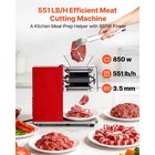 Uimoso Commercial Meat Slicer Machine 850w With 3 5mm Stainless Steel Blade