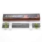 6pk 20inch Crossbow Bolts Carbon Arrow 3x Lighted Nocks Archery Crossbow Hunting