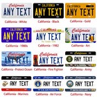 Personalized Custom License Plate Tag For California Wall Car Bicycle Atv Bike