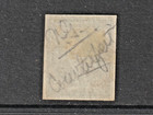 Us Civil War Csa Jefferson Davis Stamp Confederate States 5c Blue   counterfeit