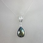 Sterling Silver Fancy Bail Connector Simple Pendant 14mm