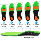 Orthotic Shoe Insoles Inserts Flat Feet High Arch Support For Plantar Fasciitis