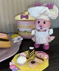Vintage Tea Bunnies Fancy Dessert Tea Party Sweet Azalea Carrot Cake Bakery Set