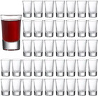 40pk Heavy Base Shot Glasses 1 4oz Whiskey Shot Glass Set Small Liqueur Glasses