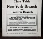 Reading Rr Time Tables- crusader  New York   Trenton Branch  april 24  1938 