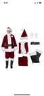 Burgundy Velvet Santa Suit - Xl - Halco