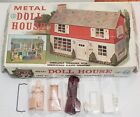 Vintage 1950 s Louis Marx Canada Edition Metal Doll House Green Roof Rare W box