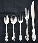 Gorham La Scala Sterling Silver 5-piece Dinner Setting Set Flatware Silverware