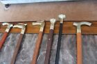 Brass Or Silver Metal Ornate Handled Vintage Assorted Walking Sticks Your Choice