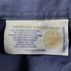 Boy Scouts Of America Shirt Boys Large With Patches