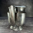 Vintage Empire E p n s  Hammered Silver Plate Pitcher     Antique 