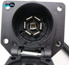 4 Flat To 7 Way  Trailer Light Plug Wire Harness Converter Adapter For Car Truck