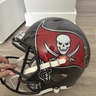 Tampa Bay Buccaneers Signed Tex Johnson Original Football Helmet Jsa Autographed