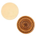 Springfield Leather Co 25 Pack 3-1 4  Round Veg Tanned Leather Pieces Coasters T