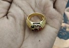 God Of Wealth Magic Become Rich Attract Money Handmade Pagan Silver Ring Rare