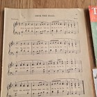 Vintage Christmas Sheet Music Ephemera Lot     1940s   1960s Carols  Etude Cover