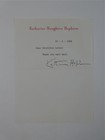 Katharine Hepburn Signed Typed Letter Tls Autographed 6x8 W  Envelope  Jsa Coa
