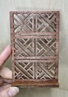 Outdoor Garden Patio Dollhouse Miniature 1 12    teak    Wood Privacy Screen Cut Out