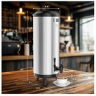 Set-of-2 - 4 8 Gallon Insulated Beverage Dispenser Stainless Steel Temp Display