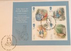 Gb Qeii 2016 Beatrix Potter Minisheet Rm Fdc Peter Rabbit Tallents House Shs