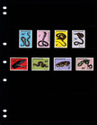  6 85 Scott Value  - 1967 Rwanda Snakes Wildlife Central Africa Cv Mnh Nh Umm