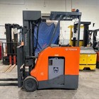 2020 Toyota 8bncu20 4000lb Used Electric Forklift Quad Mast Sideshift 4717 Hours