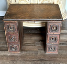 Vintage Singer Treadle Sewing Machine Cabinet 6 Drawers  Frames 21  l x16  w x16