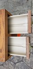 Antique Tiger Oak 4-drawer 3  X 5  Card Catalog Library File Cabinet