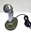 Vintage Shure Brothers Microphone Model 520sl With Shure S36 Stand - Untested