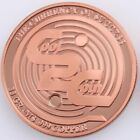Spicy Lunar Snake Sexy 1 Oz Copper Colorized In Card