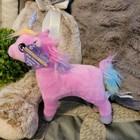 Pink Unicorn Plush Stuffed Animal Toy 9  Long Pink blue