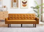 Living Room Pu Leather Sofa Couch Modern Loveseat Arm Chair Furniture Sectional
