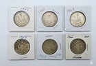 Canadian 80  Silver 50-cent Coin Collection  1961   1966  Short Date Run