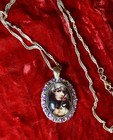 Stevie Nicks Cabochon Pendant Necklace On Sterling Silver Chain  Fleetwood Mac
