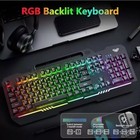 Aula Gaming Keyboard  T102 104 Keys Gaming Keyboard And Mouse Combo With Rgb