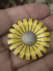Georg Jensen Brooch Sv925 43mm Jewelry Used Yellow 9 10 Con