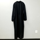 Cm Almy Black Button Front 60  Long Clergy Cassock Men s Sz M Petite Pm Robe 
